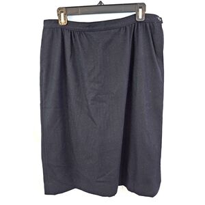 Pendleton Size 16 Black Pencil Skirt